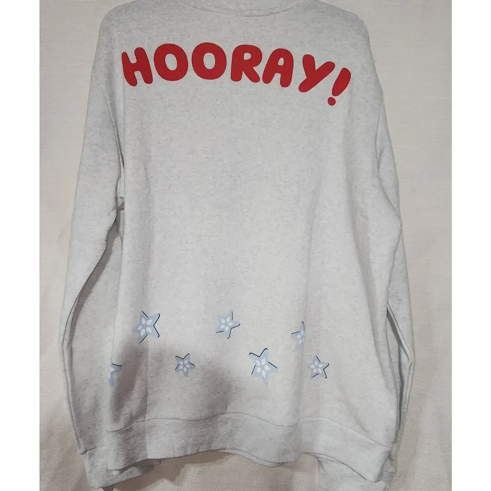 Bluey family gray sweatshirt men's XXL